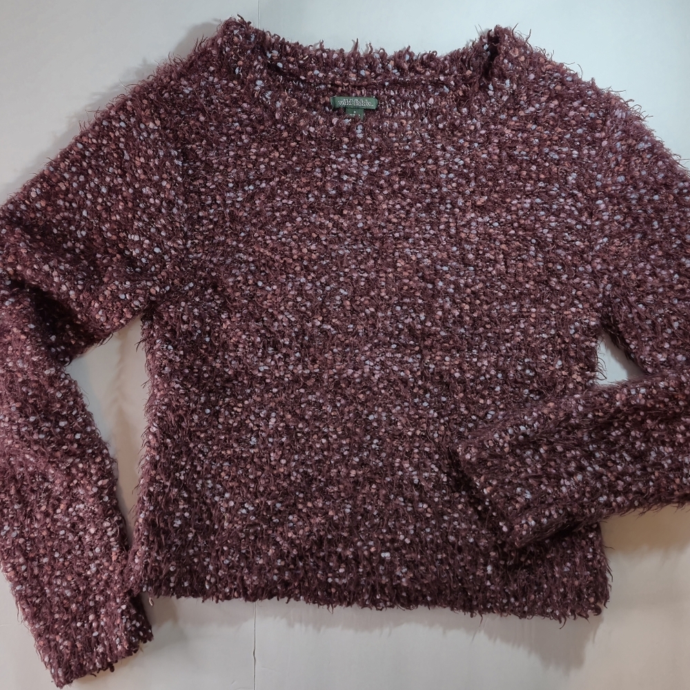 Wild Fable Burgundy Textured Knit